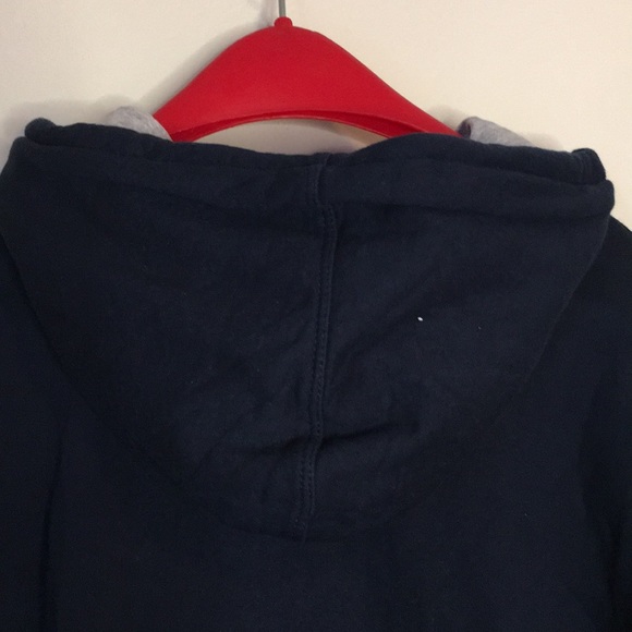 Youth Navy Blue Brasil Zipper light Hooded Jacket - Picture 6 of 11